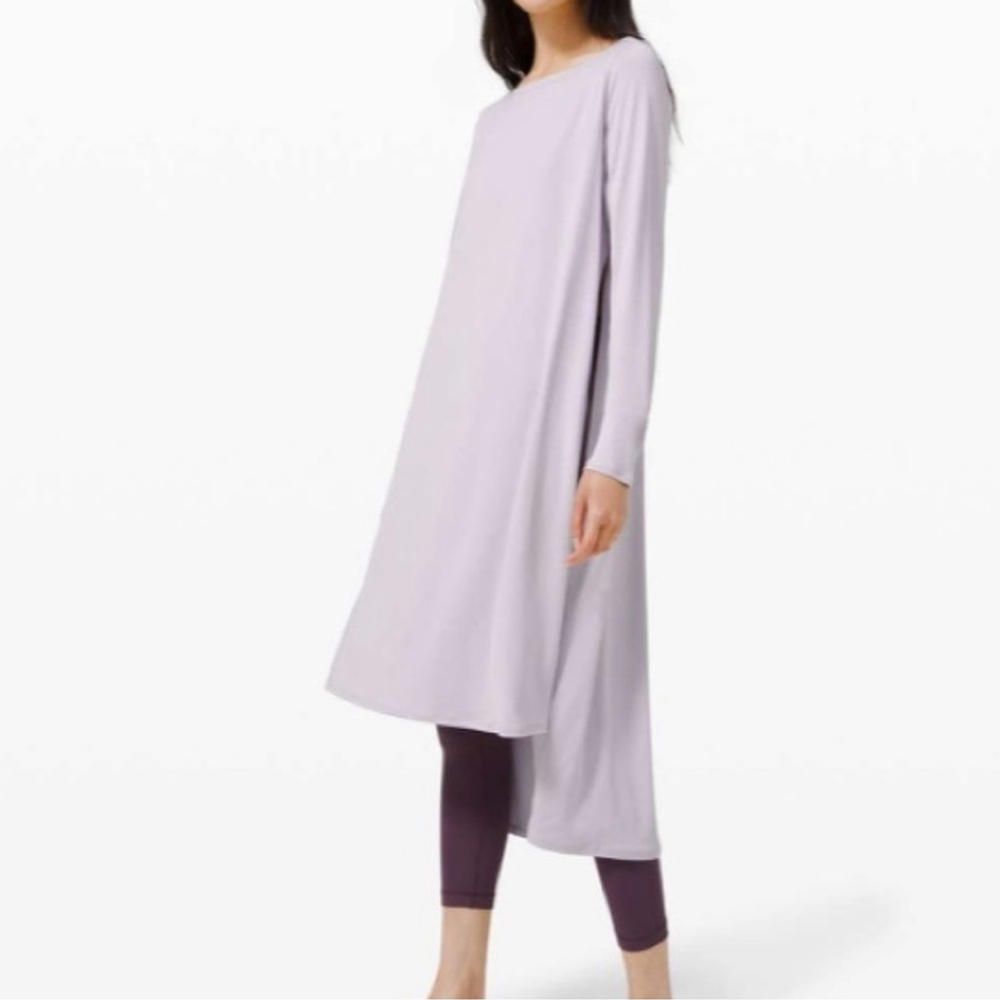 Lululemon Seek Softness Long Sleeve Tunic Dress Stargaze Purple Medium